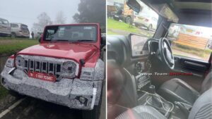 Thar 3 door facelift