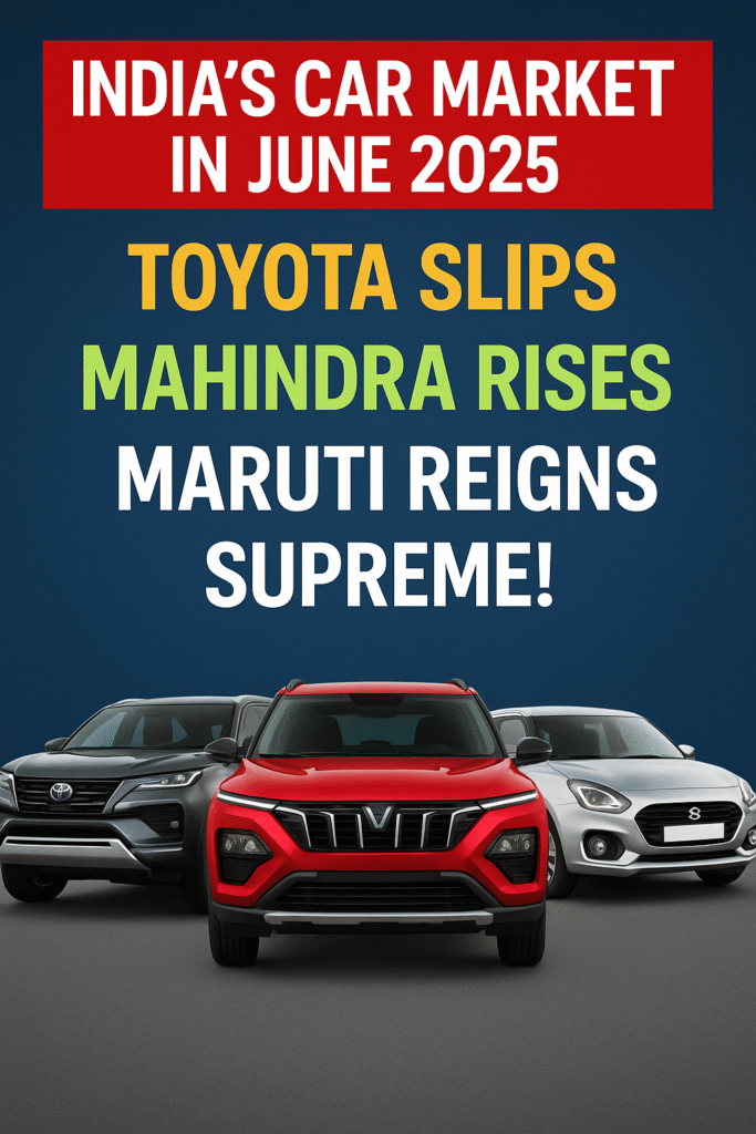 India Car Market June 2025