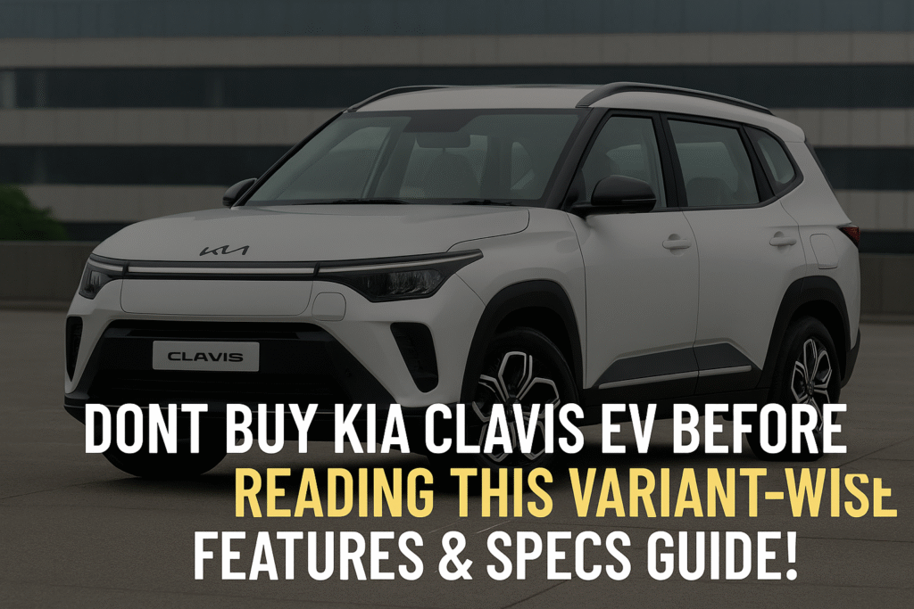 Kia Clavis EV, Check out variant wise details