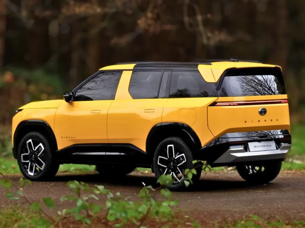 Tata Sierra Rear Profile