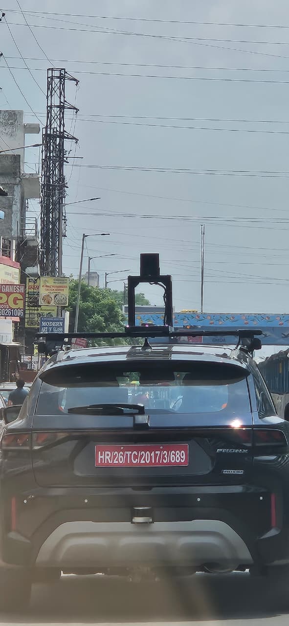 Maruti Suzuki Fronx Hybrid Testing in gurgaon