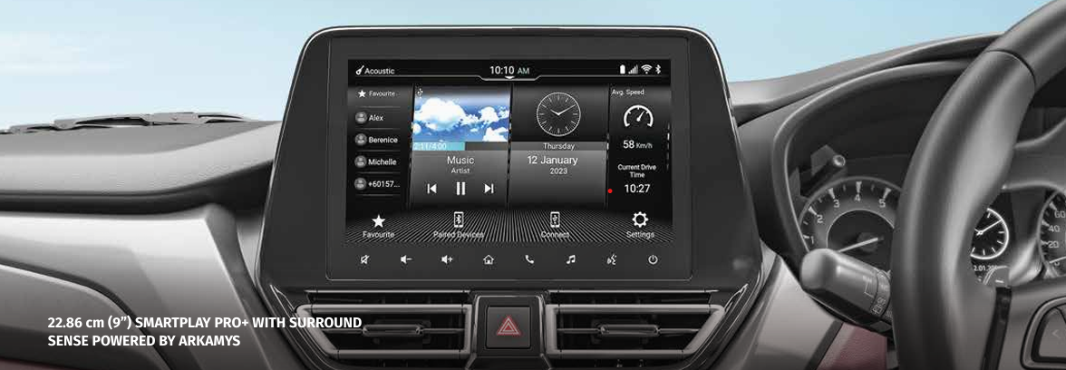 Maruti Suzuki Fronx Dashboard