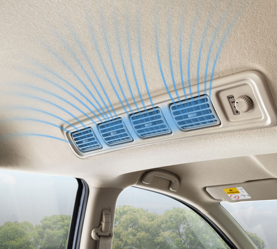 Rear AC Vents in Toyota Rumion