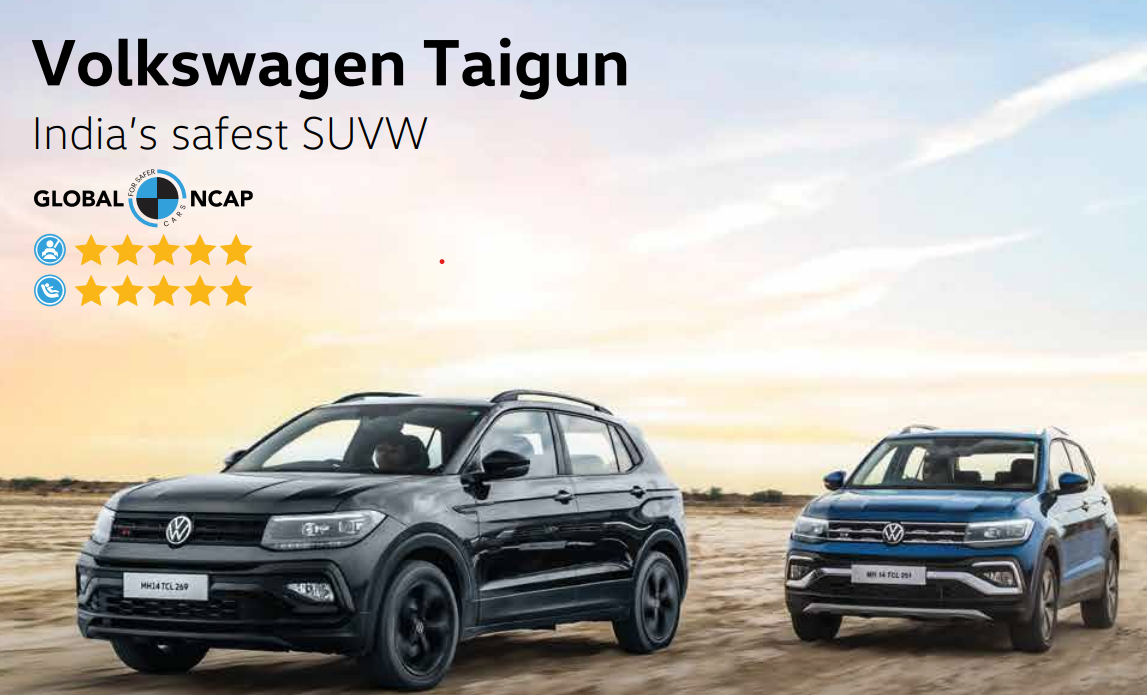 Volkswagen Taigun crash test ratings